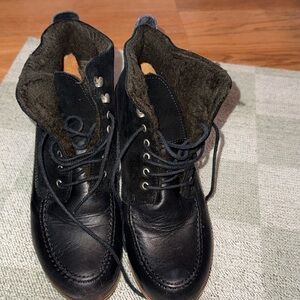 Painter Heeled Booties